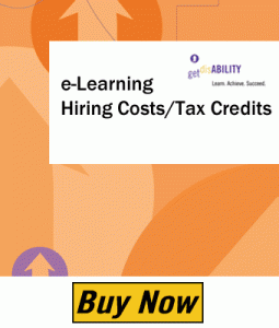 Graphic of hiring cost tax credit elearning