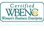 WBENC Certified Logo stating "Certified WBENC Women's Business Enterprise"